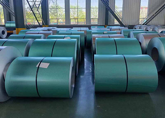 Galvalume ASTM A792 0.38mm ντυμένο Al-ZN σύνολο σπειρών AZ50 G550 χάλυβα σκληρό
